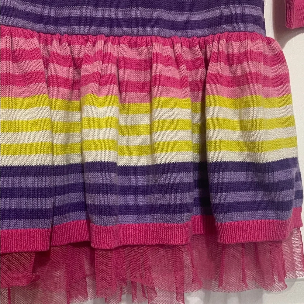 The Children’s Place Striped Mulit Color Dress Long Sleeve Size 3T